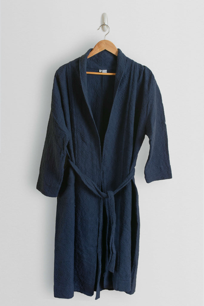 Navy Blue Lounge Robe [PRE-ORDER]